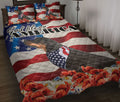 Ohaprints-Quilt-Bed-Set-Pillowcase-Rottweiler-Patriotic-Dog-Lover-God-Bless-America-Us-Flag-Blanket-Bedspread-Bedding-859-Throw (55'' x 60'')