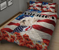 Ohaprints-Quilt-Bed-Set-Pillowcase-Westie-West-Highland-White-Terrier-Patriotic-Dog-Lover-God-Bless-America-Flag-Blanket-Bedspread-Bedding-742-King (90'' x 100'')