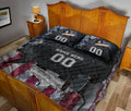 Ohaprints-Quilt-Bed-Set-Pillowcase-Baseball-Boy-Baseball-Lover-Fan-Gift-Us-Flag-Custom-Personalized-Name-Number-Blanket-Bedspread-Bedding-3038-Queen (80'' x 90'')