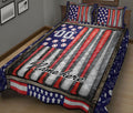 Ohaprints-Quilt-Bed-Set-Pillowcase-Baseball-Bat-America-Flag-Baseball-Lover-Gift-Custom-Personalized-Name-Number-Blanket-Bedspread-Bedding-757-King (90'' x 100'')