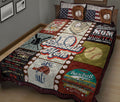 Ohaprints-Quilt-Bed-Set-Pillowcase-Patchwork-Baseball-Mom-Vintage-Baseball-Lover-Gift-Blanket-Bedspread-Bedding-1336-King (90'' x 100'')