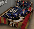 Ohaprints-Quilt-Bed-Set-Pillowcase-America-Us-Flag-Baseball-Player-Lover-Gift-Custom-Personalized-Name-Number-Blanket-Bedspread-Bedding-1924-King (90'' x 100'')