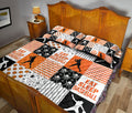 Ohaprints-Quilt-Bed-Set-Pillowcase-Patchwork-Baseball-Player-Posing-Orange-Pattern-Baseball-Lover-Gift-Blanket-Bedspread-Bedding-2515-Queen (80'' x 90'')