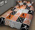 Ohaprints-Quilt-Bed-Set-Pillowcase-Patchwork-Baseball-Player-Posing-Orange-Pattern-Baseball-Lover-Gift-Blanket-Bedspread-Bedding-2515-King (90'' x 100'')