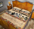 Ohaprints-Quilt-Bed-Set-Pillowcase-Flower-Floral-Cow-God-Say-You-Are-Farm-Animal-Farmer-Boho-Vintage-Blanket-Bedspread-Bedding-3722-King (90'' x 100'')