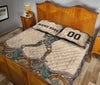 Ohaprints-Quilt-Bed-Set-Pillowcase-Baseball-Sofftball-Girl-Batter-Mandala-Vintage-Custom-Personalized-Name-Number-Blanket-Bedspread-Bedding-3176-King (90&#39;&#39; x 100&#39;&#39;)
