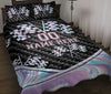 Ohaprints-Quilt-Bed-Set-Pillowcase-Checkered-Racing-Flag-Racer-Hologram-Custom-Personalized-Name-Number-Blanket-Bedspread-Bedding-3317-Throw (55&#39;&#39; x 60&#39;&#39;)
