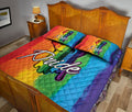 Ohaprints-Quilt-Bed-Set-Pillowcase-Strong-Hand-Rainbow-Lgbt-Pride-Housewarming-Unique-Idea-Gift-Gay-Lesbian-Blanket-Bedspread-Bedding-1321-Queen (80'' x 90'')