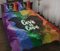 Ohaprints-Quilt-Bed-Set-Pillowcase-Lgbt-Pride-Love-Is-Love-Rainbow-Smoke-Heart-Housewarming-Unique-Gift-Idea-Blanket-Bedspread-Bedding-1939-Throw (55'' x 60'')