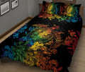 Ohaprints-Quilt-Bed-Set-Pillowcase-Rainbow-Seaturtle-Flower-Lgbt-Pride-Housewarming-Unique-Gift-Idea-Blanket-Bedspread-Bedding-93-King (90'' x 100'')
