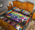 Ohaprints-Quilt-Bed-Set-Pillowcase-Trippy-Lgbt-Pride-Patchwork-Rainbow-Unicorn-I-Am-Brave-Unique-Idea-Blanket-Bedspread-Bedding-775-Queen (80'' x 90'')