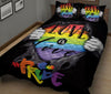 Ohaprints-Quilt-Bed-Set-Pillowcase-Rainbow-Lgbt-Love-Is-Love-Rainbow-Pride-Black-Gay-Lesbian-Transgender-Bisexual-Blanket-Bedspread-Bedding-731-King (90&#39;&#39; x 100&#39;&#39;)
