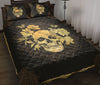 Ohaprints-Quilt-Bed-Set-Pillowcase-Skull-And-Flower-Housewarming-Unique-Idea-Blanket-Bedspread-Bedding-713-Throw (55&#39;&#39; x 60&#39;&#39;)