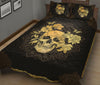 Ohaprints-Quilt-Bed-Set-Pillowcase-Skull-And-Flower-Housewarming-Unique-Idea-Blanket-Bedspread-Bedding-713-King (90&#39;&#39; x 100&#39;&#39;)