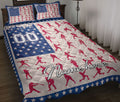 Ohaprints-Quilt-Bed-Set-Pillowcase-Baseball-Softball-Player-Batter-Posing-Us-Flag-Custom-Personalized-Name-Number-Blanket-Bedspread-Bedding-1769-Throw (55'' x 60'')