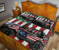 Ohaprints-Quilt-Bed-Set-Pillowcase-America-Us-Flag-Golf-Cart-Golf-Player-Lover-Gift-Blanket-Bedspread-Bedding-2603-Queen (80'' x 90'')