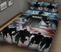 Ohaprints-Quilt-Bed-Set-Pillowcase-Air-Roller-Field-Ice-Hockey-Player-Lover-Fan-Gift-Custom-Personalized-Name-Blanket-Bedspread-Bedding-1424-King (90'' x 100'')