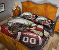 Ohaprints-Quilt-Bed-Set-Pillowcase-Football-Player-Lover-Gift-Ball-Helmet-Us-Flag-Custom-Personalized-Name-Number-Blanket-Bedspread-Bedding-2604-Queen (80'' x 90'')