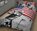 Ohaprints-Quilt-Bed-Set-Pillowcase-Patriotic-Golf-Player-America-Us-Flag-Golfer-Gift-Idea-Golfing-Lover-White-Blanket-Bedspread-Bedding-1184-King (90'' x 100'')