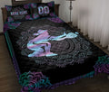 Ohaprints-Quilt-Bed-Set-Pillowcase-Hologram-Mandala-Softball-Girl-Catcher-Custom-Personalized-Name-Number-Blanket-Bedspread-Bedding-3078-Throw (55'' x 60'')