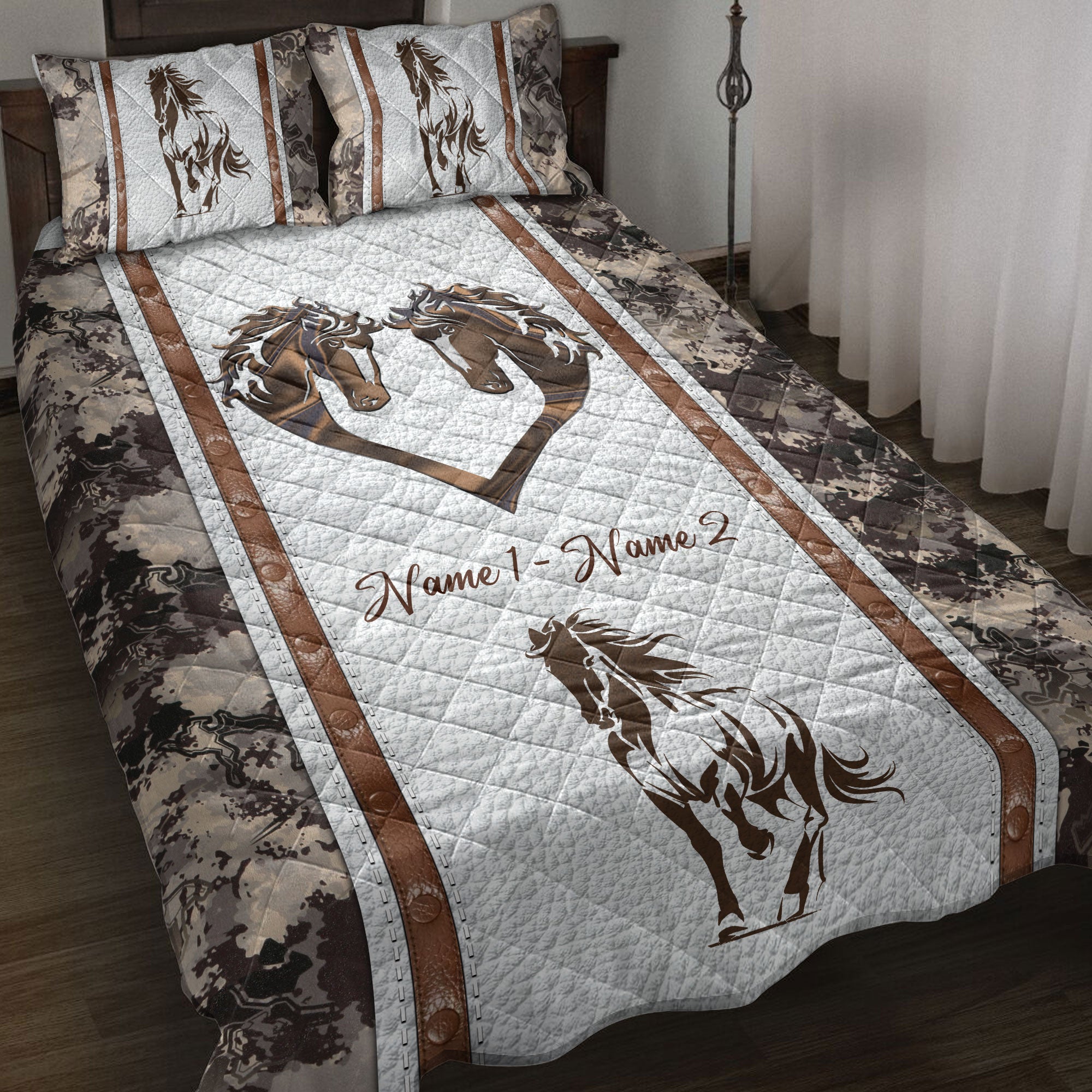 Queen Size Western selling Style Custom Bed Set