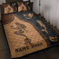 Ohaprints-Quilt-Bed-Set-Pillowcase-Mermaid-Sea-Ocean-Mythology-Vintage-Brown-Custom-Personalized-Name-Blanket-Bedspread-Bedding-3787-Throw (55'' x 60'')