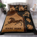 Ohaprints-Quilt-Bed-Set-Pillowcase-Horse-Farm-Farmer-Cowboy-Cowgirl-Brown-Custom-Personalized-Name-Blanket-Bedspread-Bedding-3790-King (90'' x 100'')