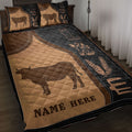 Ohaprints-Quilt-Bed-Set-Pillowcase-Cow-Cattle-Farmer-Farm-Brown-Custom-Personalized-Name-Blanket-Bedspread-Bedding-3793-Throw (55'' x 60'')