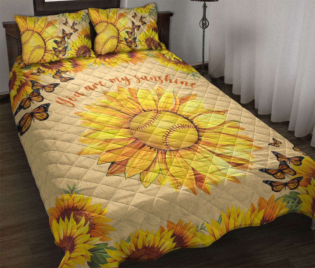 Ohaprints-Quilt-Bed-Set-Pillowcase-Sunflower-Butterfly-Softball-You-Are-My-Sunshine-Unique-Idea-Blanket-Bedspread-Bedding-1945-Throw (55'' x 60'')