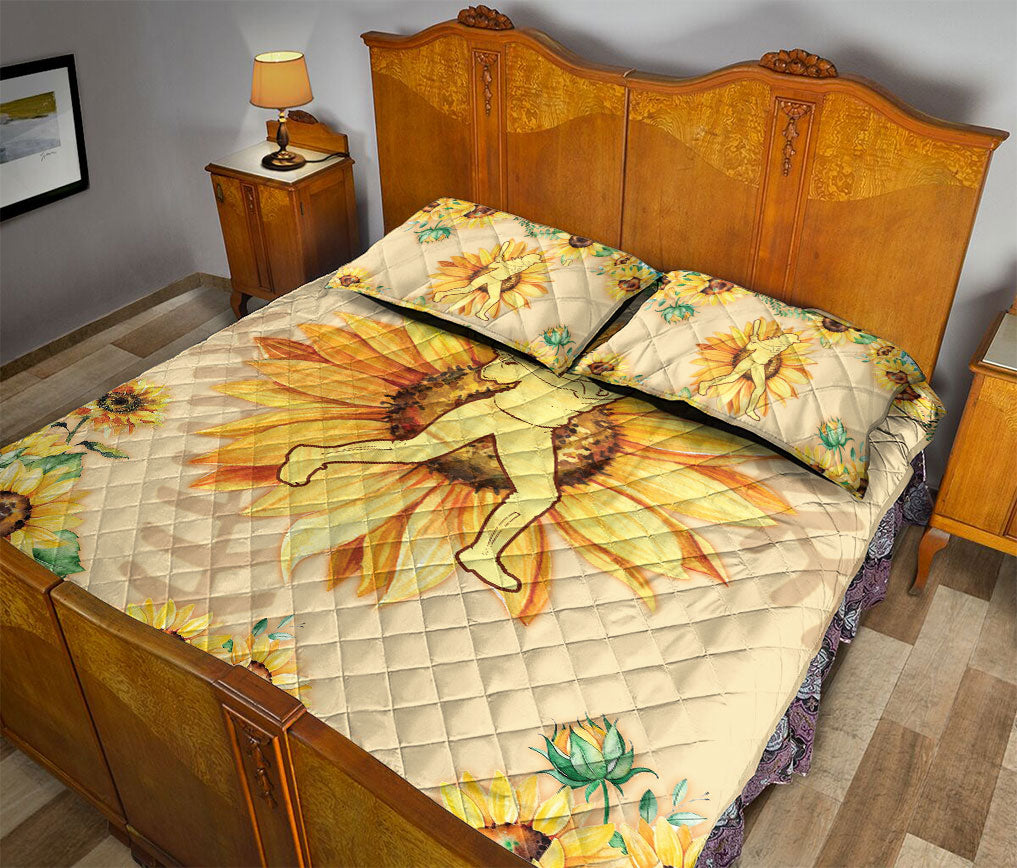 Ohaprints-Quilt-Bed-Set-Pillowcase-Sunflower-Baseball-Softball-Girl-Player-Batter-Unique-Gift-Idea-Blanket-Bedspread-Bedding-1794-Queen (80'' x 90'')