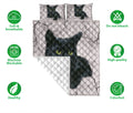 Ohaprints-Quilt-Bed-Set-Pillowcase-Black-Cat-Vintage-Animal-Pet-Lover-Unique-Gift-Idea-Blanket-Bedspread-Bedding-181-Double (70'' x 80'')