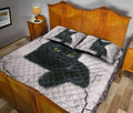 Ohaprints-Quilt-Bed-Set-Pillowcase-Black-Cat-Vintage-Animal-Pet-Lover-Unique-Gift-Idea-Blanket-Bedspread-Bedding-181-Queen (80'' x 90'')