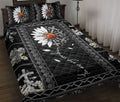 Ohaprints-Quilt-Bed-Set-Pillowcase-Black-White-Daisy-God-Jesus-You-Are-My-Sunshine-Cross-Christian-Unique-Gift-Blanket-Bedspread-Bedding-1946-Throw (55'' x 60'')