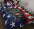 Ohaprints-Quilt-Bed-Set-Pillowcase-Patriotic-Black-Cat-American-Us-Flag-Animal-Pet-Unique-Gift-Blanket-Bedspread-Bedding-1290-Throw (55'' x 60'')