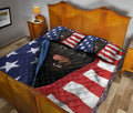 Ohaprints-Quilt-Bed-Set-Pillowcase-Patriotic-Black-Cat-American-Us-Flag-Animal-Pet-Unique-Gift-Blanket-Bedspread-Bedding-1290-Queen (80'' x 90'')