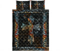 Ohaprints-Quilt-Bed-Set-Pillowcase-Camoflage-Jesus-Cross-Butterfly-Boho-Chistian-Unique-Gift-Blanket-Bedspread-Bedding-2537-King (90'' x 100'')