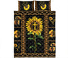 Ohaprints-Quilt-Bed-Set-Pillowcase-You-Are-My-Sunshine-Sunflower-Jesus-Cross-Patchwork-Faith-Christian-Unique-Blanket-Bedspread-Bedding-3034-King (90&#39;&#39; x 100&#39;&#39;)