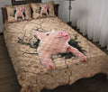 Ohaprints-Quilt-Bed-Set-Pillowcase-Farming-Farm-Animal-Farmer-Little-Pig-Animal-Lover-Unique-Gift-Blanket-Bedspread-Bedding-1799-Throw (55'' x 60'')