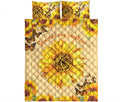 Ohaprints-Quilt-Bed-Set-Pillowcase-Volleyball-Butterfly-Sunflower-Yellow-You-Are-My-Sunshine-Blanket-Bedspread-Bedding-2539-King (90'' x 100'')