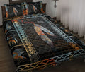 Ohaprints-Quilt-Bed-Set-Pillowcase-American-Native-Indigenous-Feather-Black-Vintage-Boho-Unique-Blanket-Bedspread-Bedding-641-Throw (55'' x 60'')