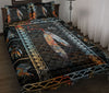 Ohaprints-Quilt-Bed-Set-Pillowcase-American-Native-Indigenous-Feather-Black-Vintage-Boho-Unique-Blanket-Bedspread-Bedding-641-Throw (55&#39;&#39; x 60&#39;&#39;)