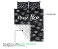 Ohaprints-Quilt-Bed-Set-Pillowcase-Nazar-Greek-Matiasma-Mati-Evil-Mataki-Eye-Idea-Black-Custom-Personalized-Name-Blanket-Bedspread-Bedding-2863-Queen (80'' x 90'')