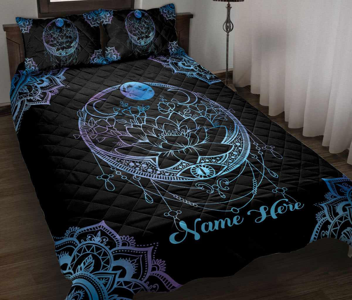 Ohaprints-Quilt-Bed-Set-Pillowcase-Nazar-Greek-Matiasma-Mati-Evil-Mataki-Eye-Hologram-Custom-Personalized-Name-Blanket-Bedspread-Bedding-1103-Throw (55'' x 60'')