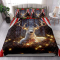 Ohaprints-Quilt-Bed-Set-Pillowcase-Beautiful-Deer-Christmas-Light-In-Forest-American-Flag-Unique-Gift-Blanket-Bedspread-Bedding-4244-King (90'' x 100'')