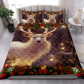 Ohaprints-Quilt-Bed-Set-Pillowcase-Mystic-White-Deer-With-Christmas-Light-Unique-Gift-Blanket-Bedspread-Bedding-4248-King (90'' x 100'')