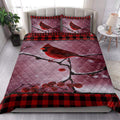 Ohaprints-Quilt-Bed-Set-Pillowcase-Cardinal-Cherry-Tree-Snowflake-Red-Buffalo-Plaid-Gift-Bird-Lovers-Blanket-Bedspread-Bedding-4223-King (90'' x 100'')