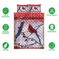 Ohaprints-Quilt-Bed-Set-Pillowcase-Beautiful-Cardinal-Bird-Cherry-Tree-And-Snowflake-Bird-Lovers-Blanket-Bedspread-Bedding-4225-Double (70'' x 80'')