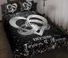 Ohaprints-Quilt-Bed-Set-Pillowcase-Couple-Precious-Moment-First-Year-Love-Together-Anniversary-Custom-Personalized-Name-Date-Blanket-Bedspread-Bedding-3301-Throw (55&#39;&#39; x 60&#39;&#39;)