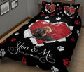 Ohaprints-Quilt-Bed-Set-Pillowcase-Dachshund-Weiner-Doxie-Dog-Lover-Love-Adorable-Heart-Blanket-Bedspread-Bedding-2551-King (90'' x 100'')