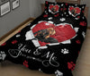 Ohaprints-Quilt-Bed-Set-Pillowcase-Dachshund-Weiner-Doxie-Dog-Lover-Love-Adorable-Heart-Blanket-Bedspread-Bedding-2551-King (90&#39;&#39; x 100&#39;&#39;)